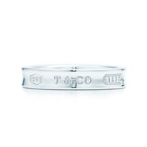 Tiffany & Co. 1837 Narrow Sterling Silver Ring